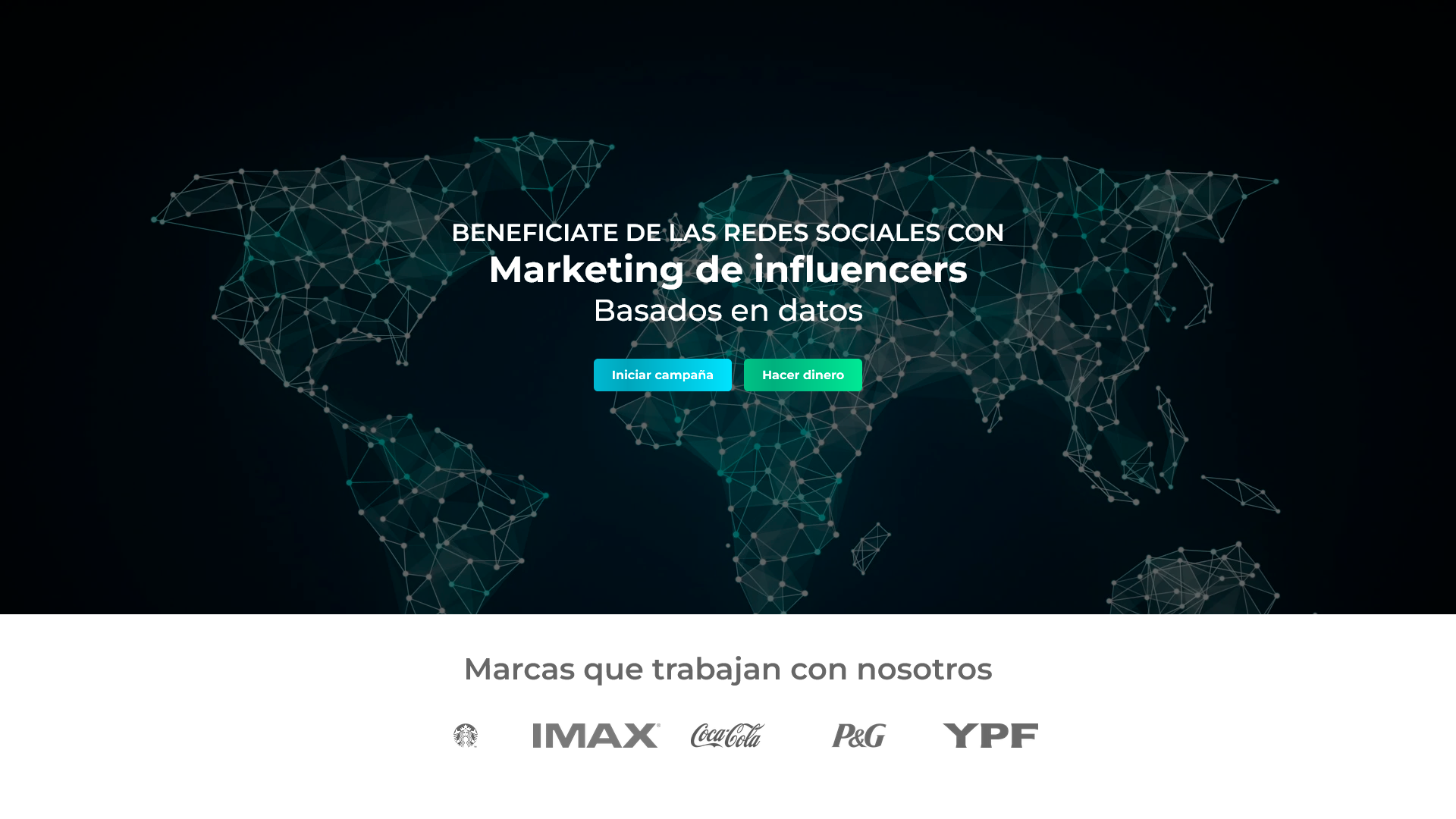 BigInfluence Template - Plantilla para servicios de influencers