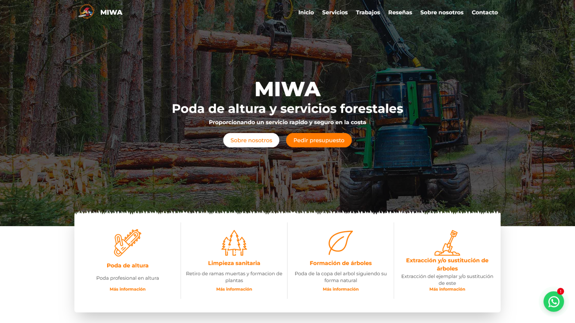 MIWA - Poda y servicios forestales