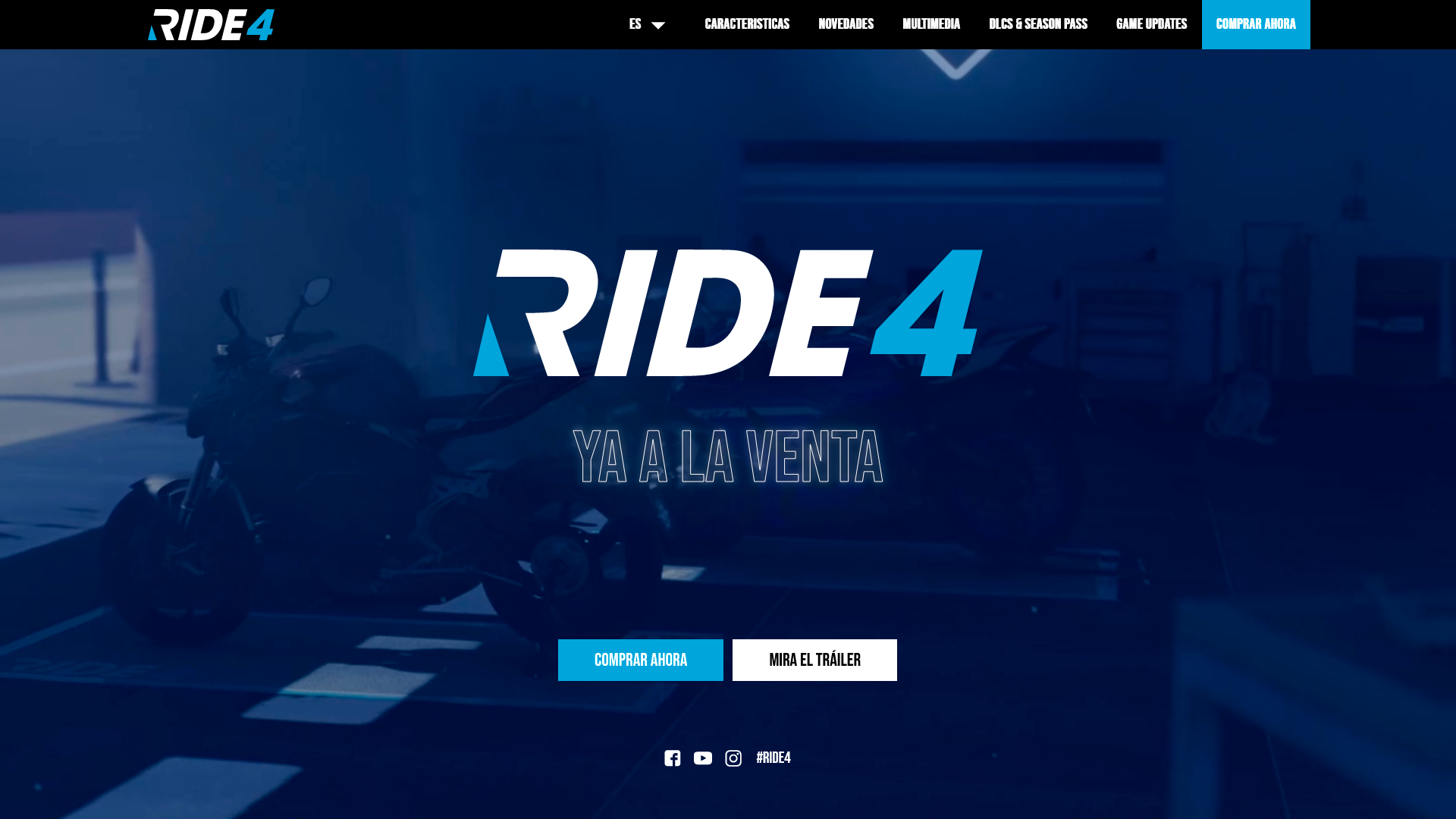 Ride 4 Clon - Clon de la página del juego Ride 4 de motocicletas